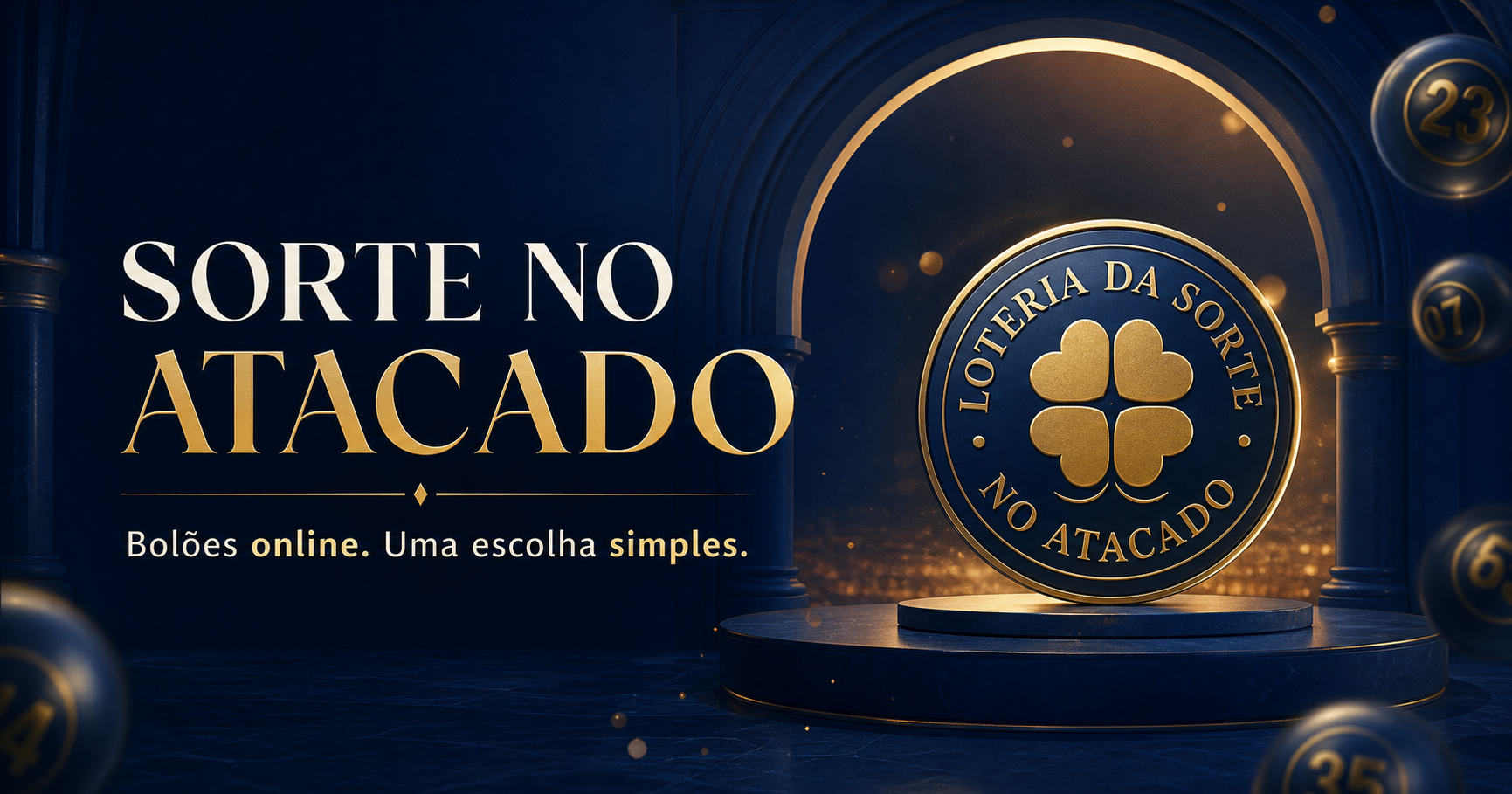 Sorte no Atacado — bolões online, uma escolha simples